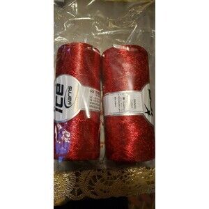 X2 red Metallic cotton 200 grams New